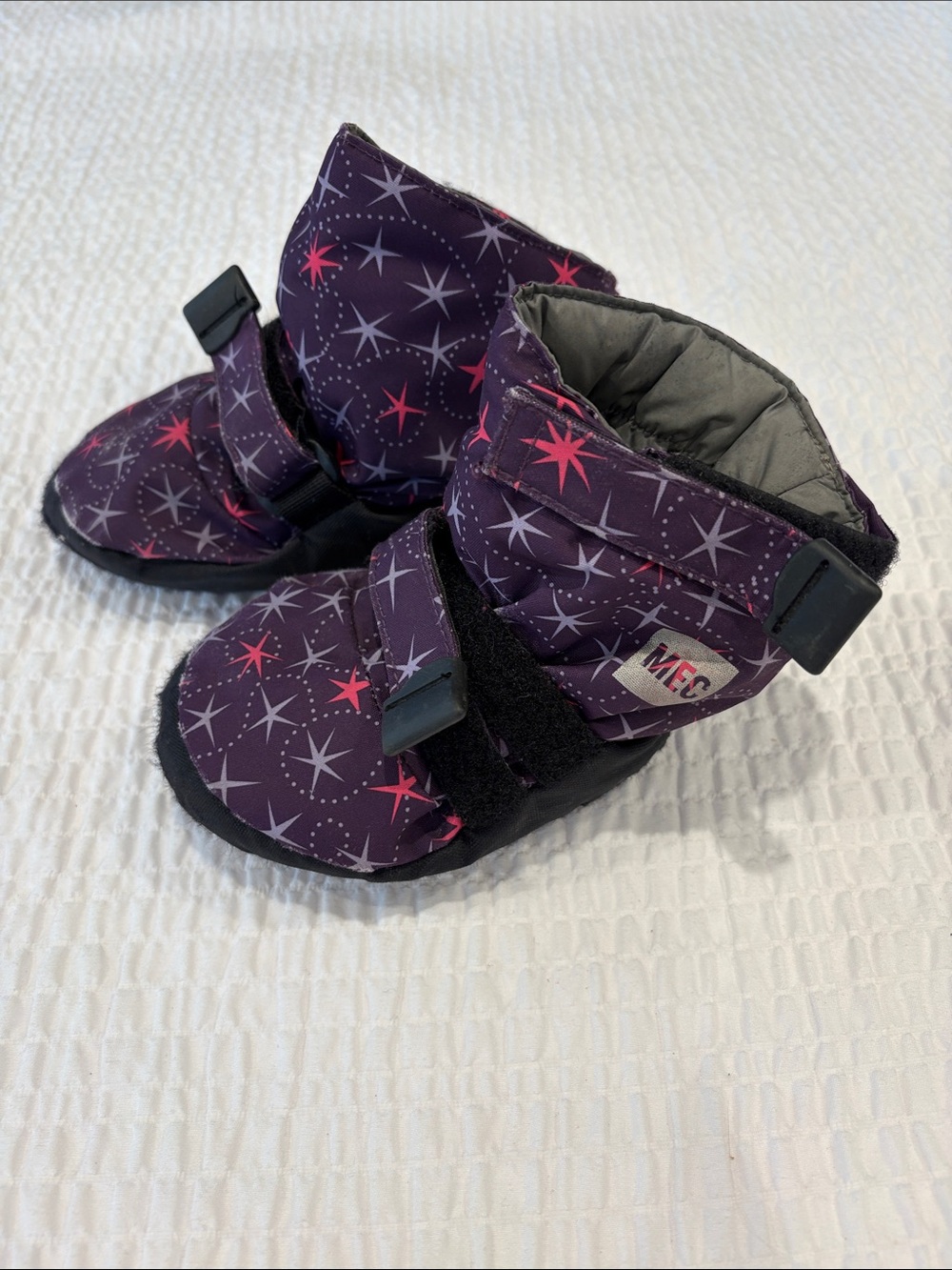 MEC Infants Toaster Booties in Purple
Size S